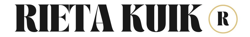 Logo Rieta Kuik_zwarte achtergrond